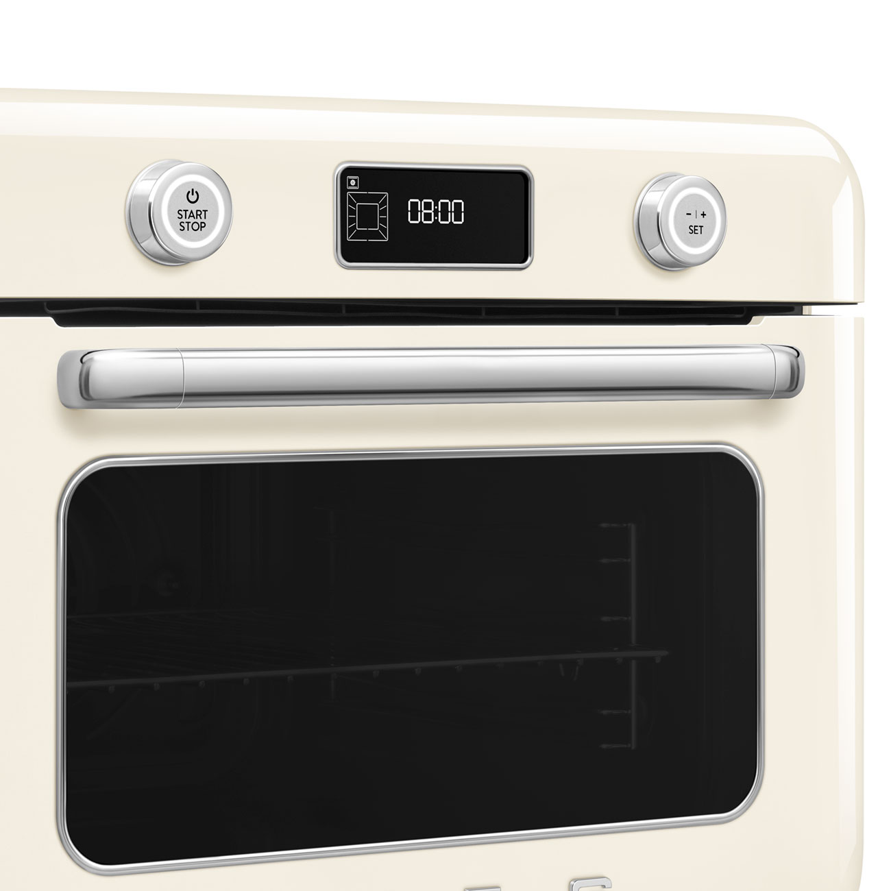 SMEG FORNO COMBINATO A VAPORE DA APPOGGIO COLORE PANNA
