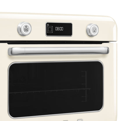 SMEG FORNO COMBINATO A VAPORE DA APPOGGIO COLORE PANNA