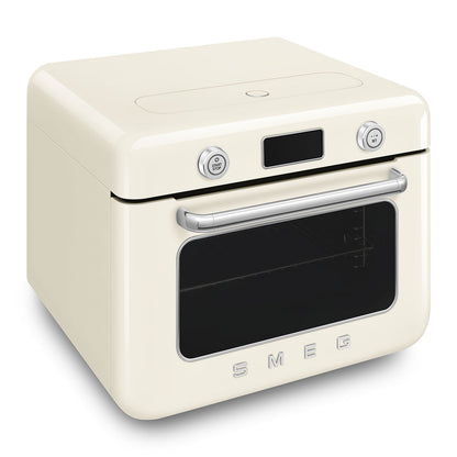 SMEG FORNO COMBINATO A VAPORE DA APPOGGIO COLORE PANNA