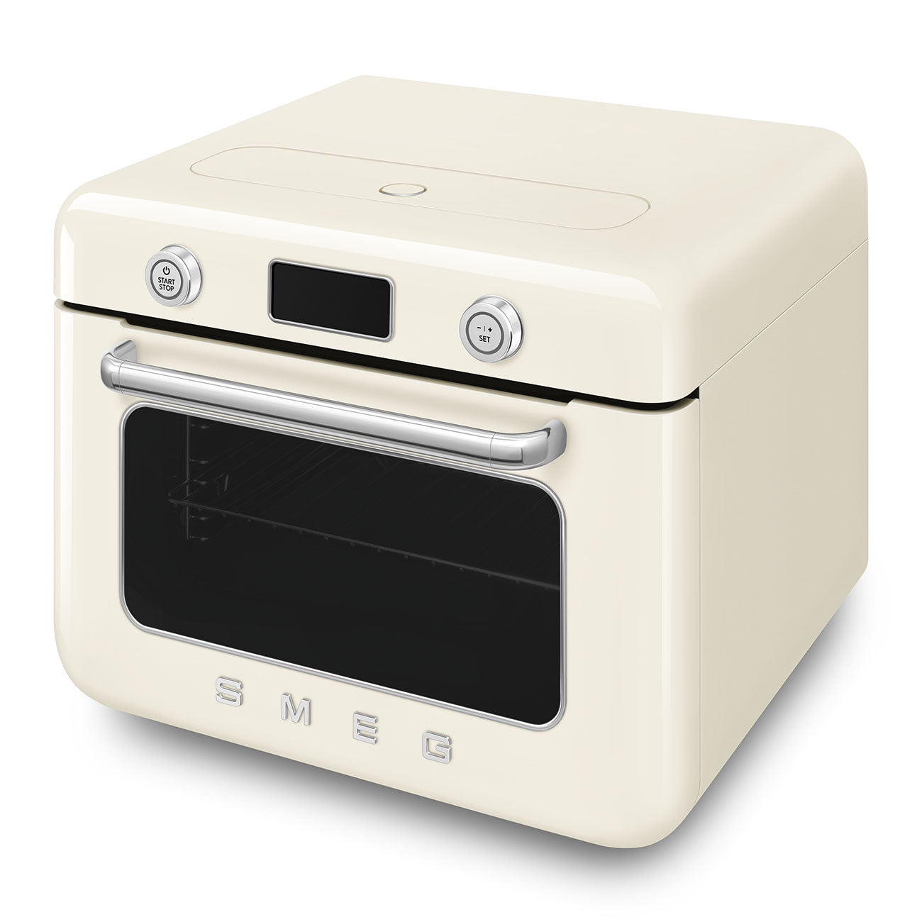 SMEG FORNO COMBINATO A VAPORE DA APPOGGIO COLORE PANNA