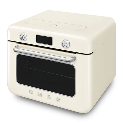 SMEG FORNO COMBINATO A VAPORE DA APPOGGIO COLORE PANNA