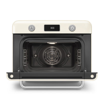 SMEG FORNO COMBINATO A VAPORE DA APPOGGIO COLORE PANNA