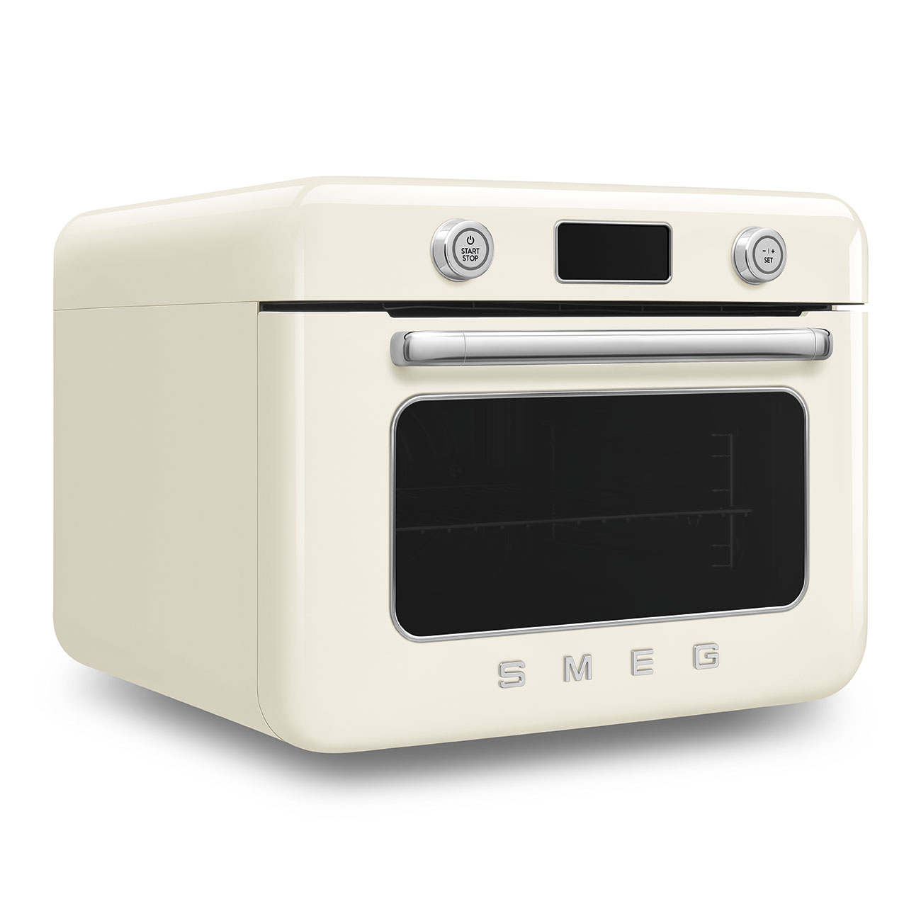 SMEG FORNO COMBINATO A VAPORE DA APPOGGIO COLORE PANNA