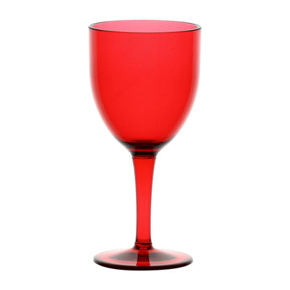 ROSE E TULIPANI SET 6 BICCHIERI VINO FIABA IN POLICARBONATO
