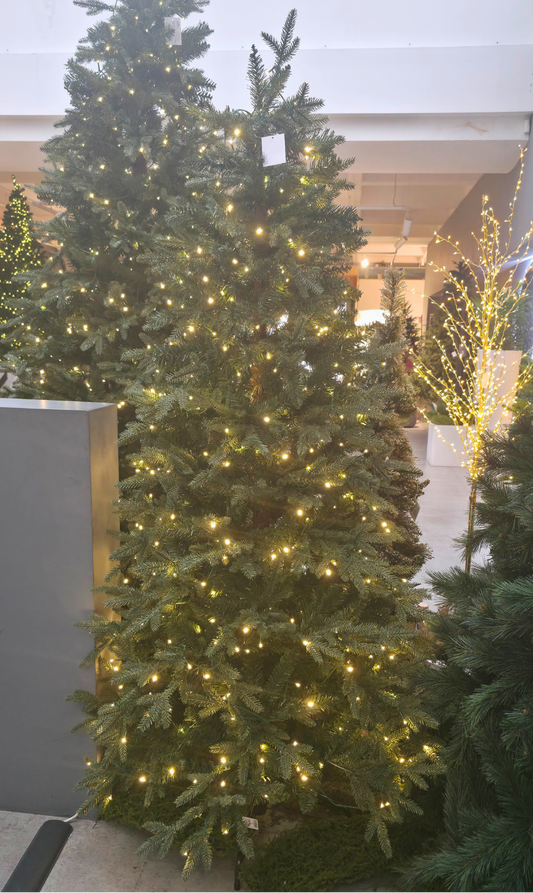 ALBERO DI NATALE ABETE CERVINO H 200 450 LED IN STOCK