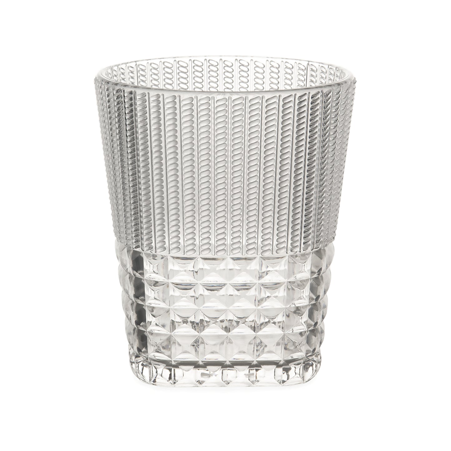 BACI MILANO SET 6 VERRES À EAU CHIC &amp; ZEN ACRYLIQUE TRANSPARENT
