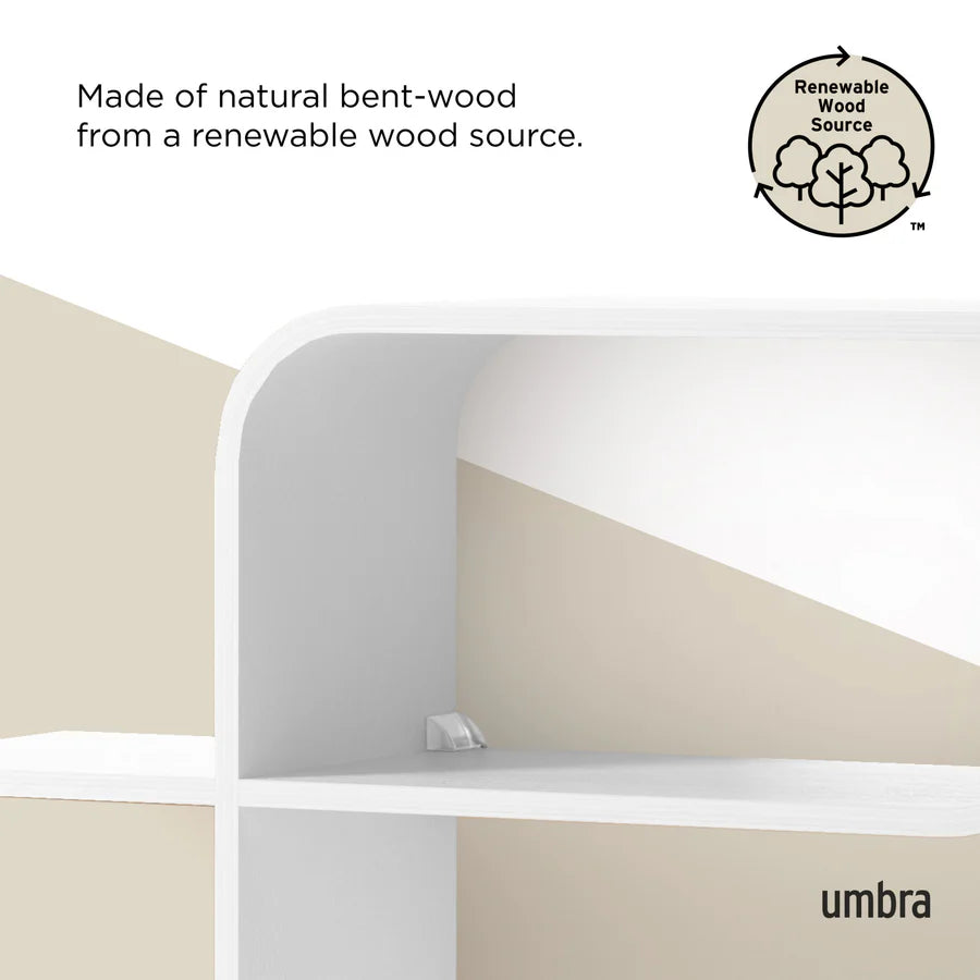 UMBRA MONTAGE WALL SHELF (WHITE)
