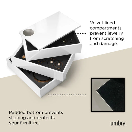 UMBRA SCATOLA PORTAOGGETTI SPINDLE