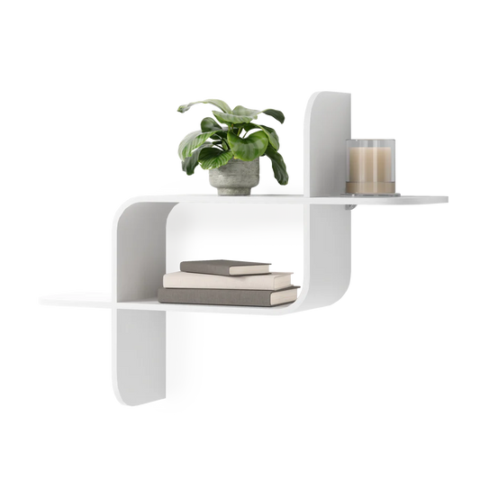 UMBRA MONTAGE WALL SHELF (WHITE)