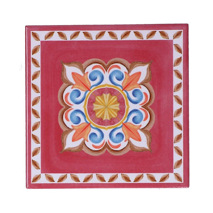 ROSE E TULIPANI SOTTO PENTOLA CERAMICA BORGO