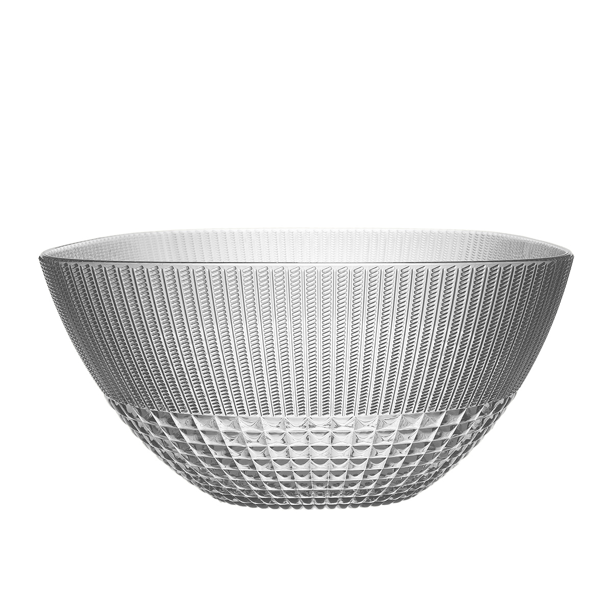 BACI MILANO CHIC &amp; ZEN SALAD BOWL TRANSPARENT ACRYLIC