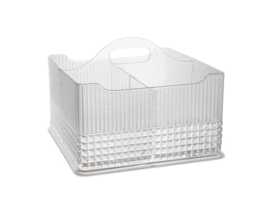 BACI MILANO CHIC &amp; ZEN PORTE-OUTILS ACRYLIQUE TRANSPARENT