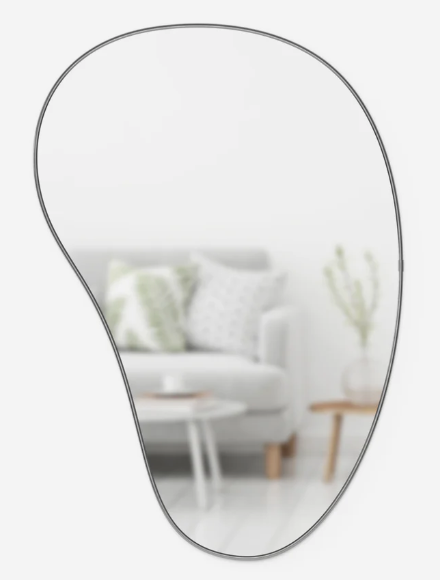 UMBRA SPECCHIO DA PARETE HUBBA PEBBLE