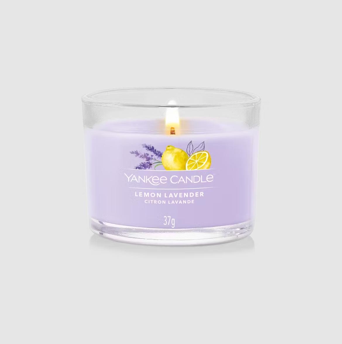 BOUGIE YANKEE CANDLE GLACÉE CITRON LAVANDE (DIFFÉRENTS STYLES) 