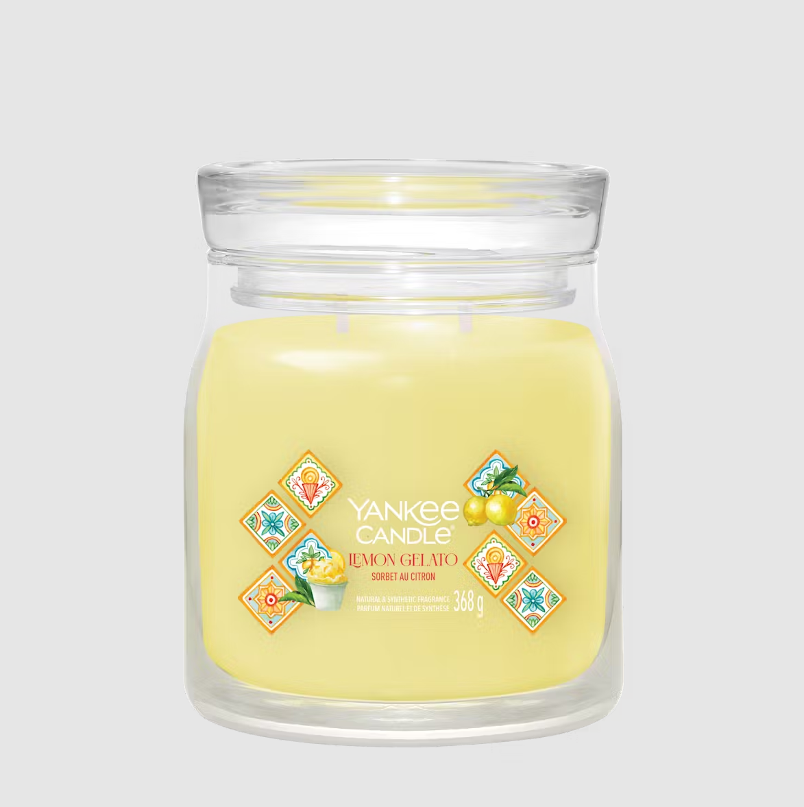 YANKEE CANDLE GLACE AU CITRON (DIFFÉRENTS STYLES) 