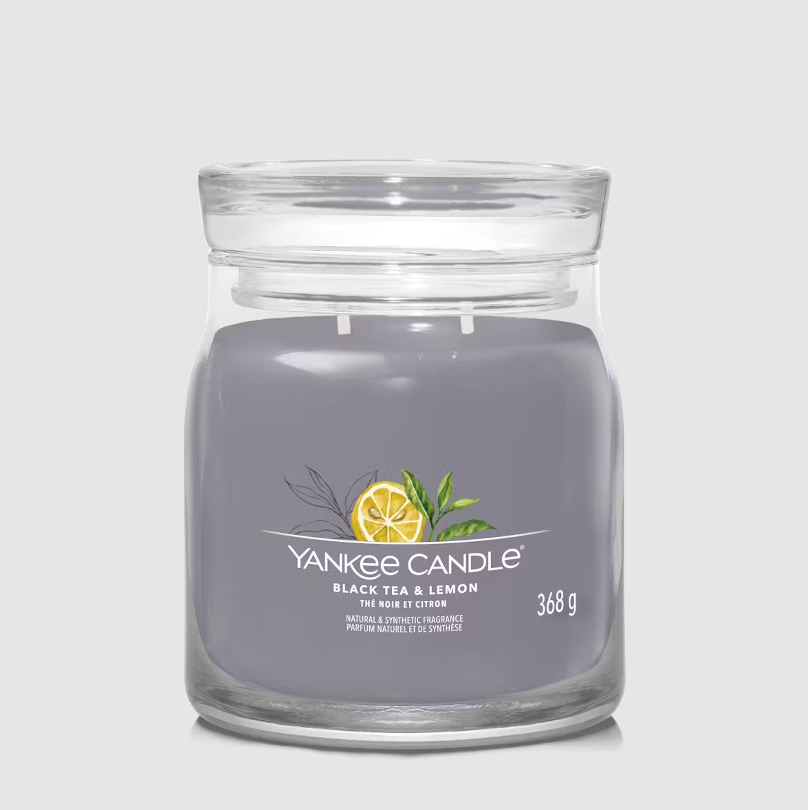 YANKEE CANDLE THÉ NOIR ET CITRON (DIFFÉRENTS STYLES) 