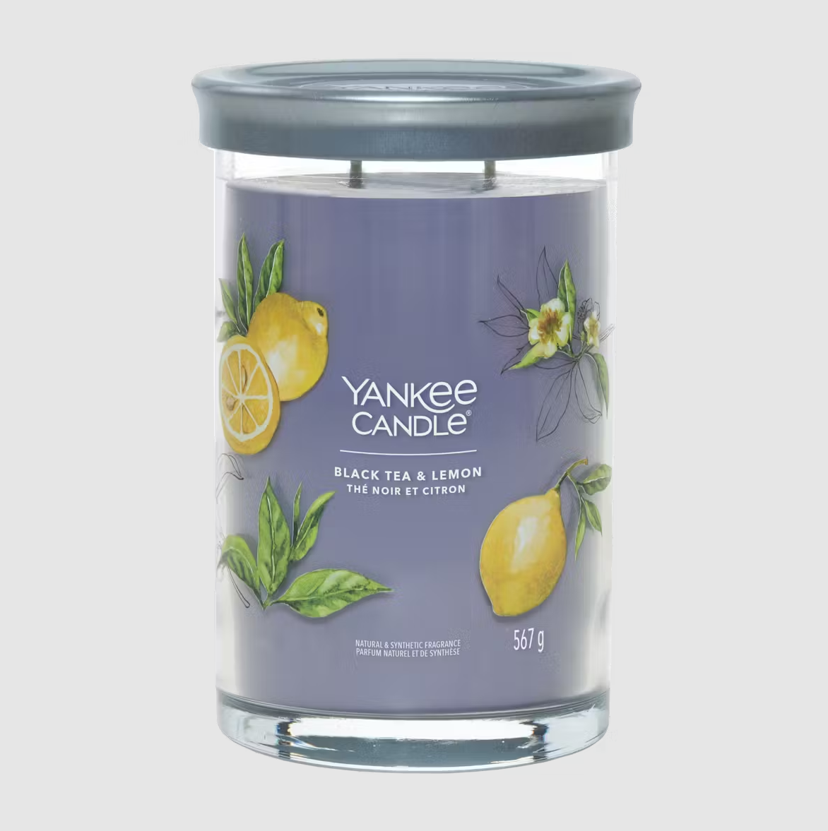 YANKEE CANDLE THÉ NOIR ET CITRON (DIFFÉRENTS STYLES) 