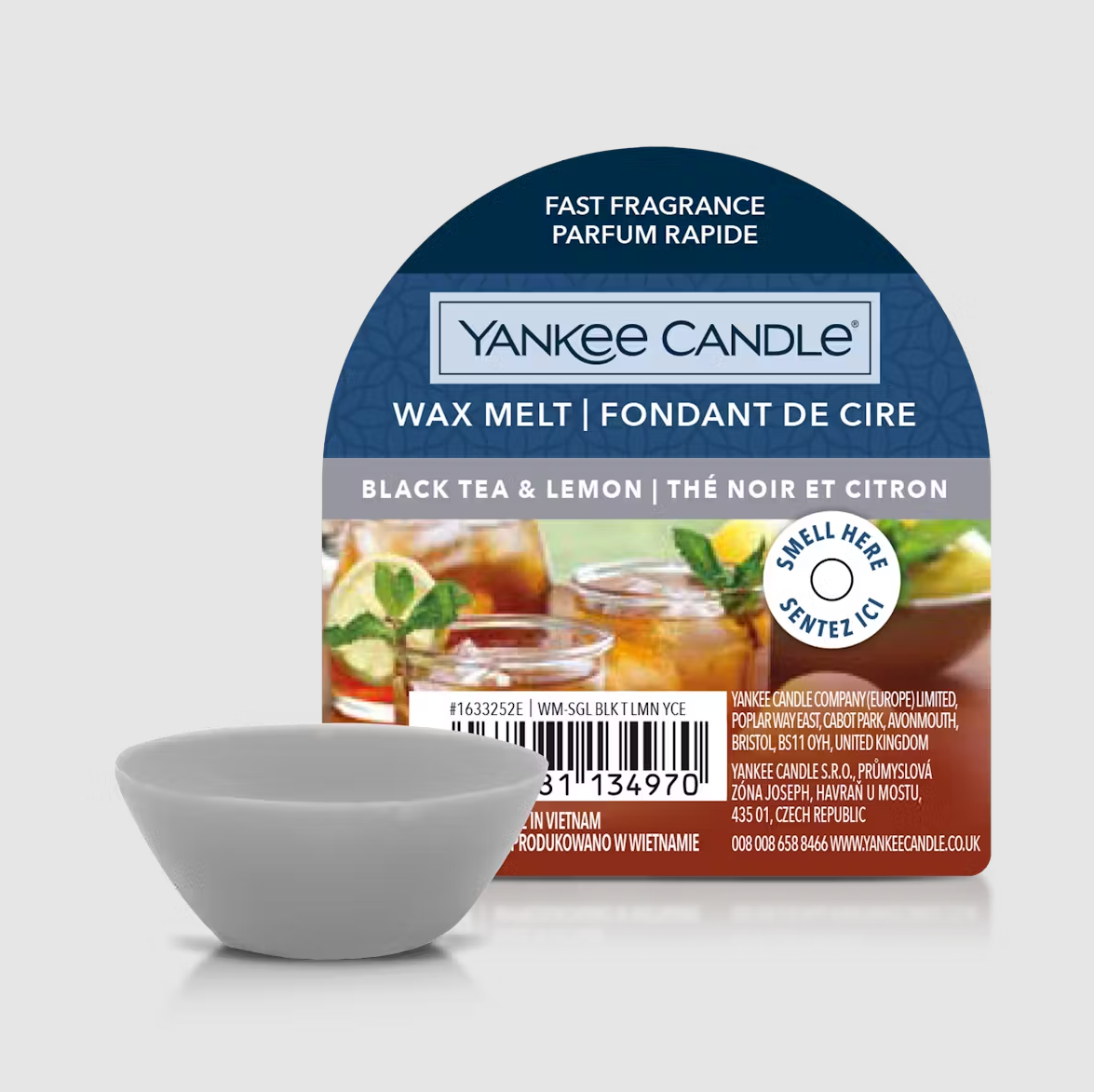 YANKEE CANDLE THÉ NOIR ET CITRON (DIFFÉRENTS STYLES) 