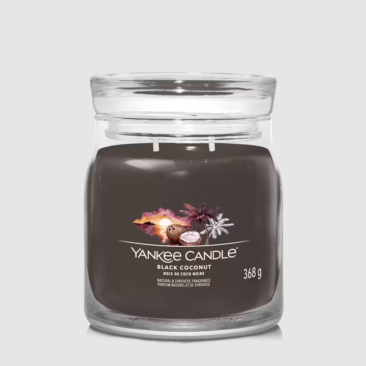 YANKEE CANDLE NOIX DE COCO NOIRE (DIFFÉRENTS STYLES) 