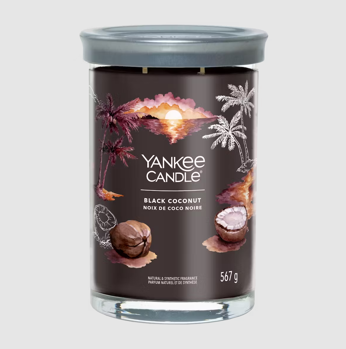 YANKEE CANDLE NOIX DE COCO NOIRE (DIFFÉRENTS STYLES) 