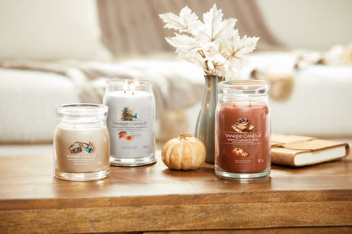 YANKEE CANDLE PUMPKIN CINNAMON SWIRL (VARIOUS STYLES) 