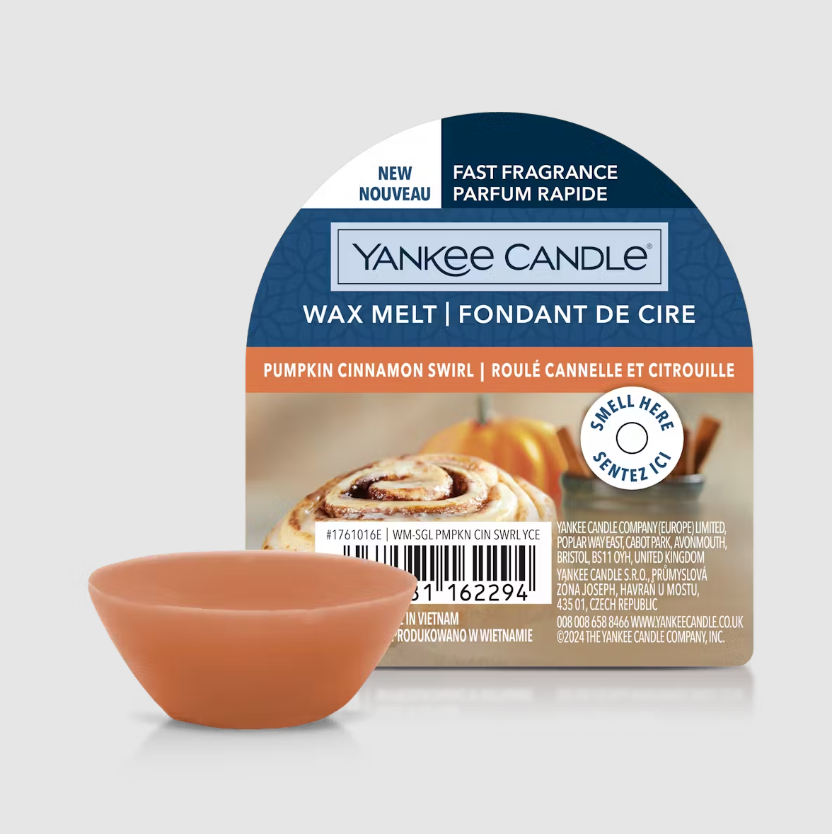 YANKEE CANDLE PUMPKIN CINNAMON SWIRL (VARIOUS STYLES) 