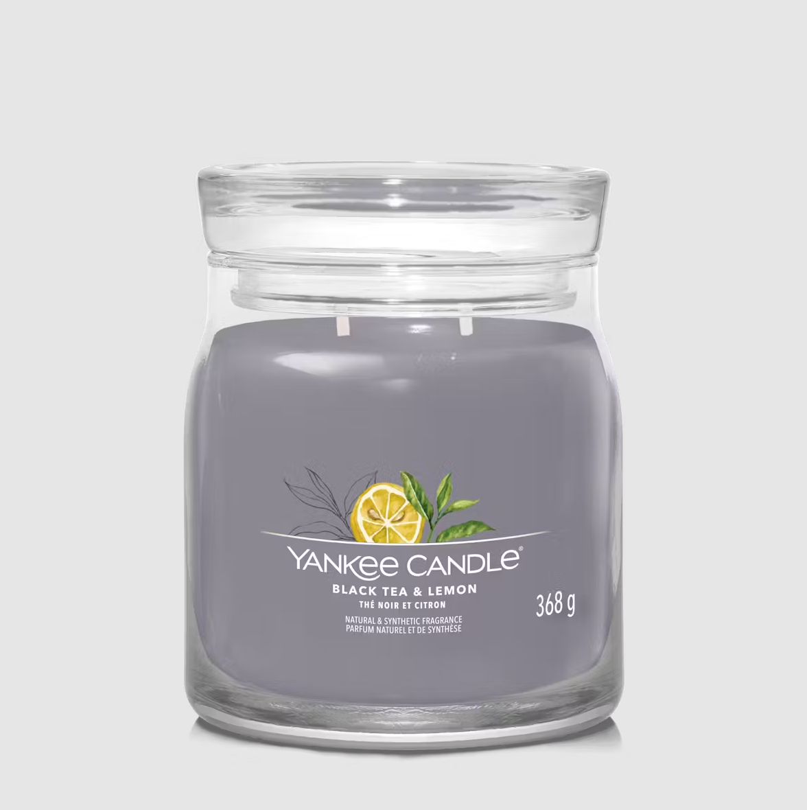 YANKEE CANDLE THÉ NOIR ET CITRON (DIFFÉRENTS STYLES) 