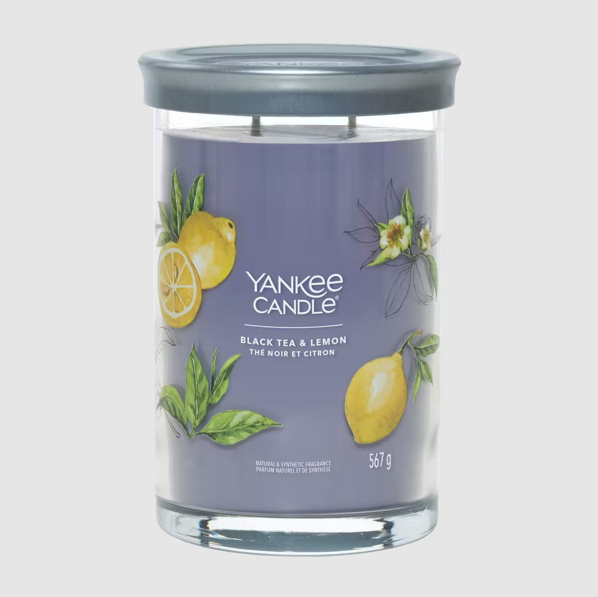 YANKEE CANDLE THÉ NOIR ET CITRON (DIFFÉRENTS STYLES) 