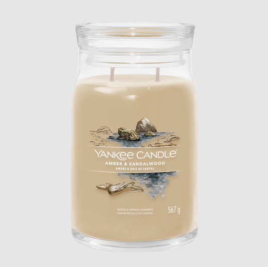 YANKEE CANDLE AMBER & SANDALWOOD (VARI STILI)