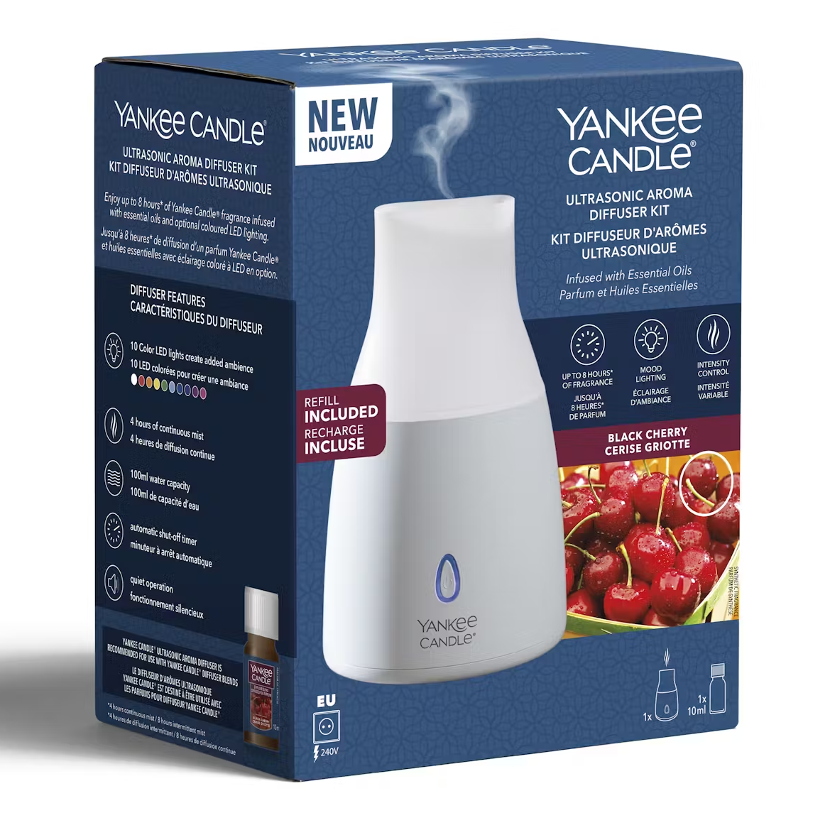 DIFFUSEUR ULTRASONIQUE YANKEE CANDLE (DIFFÉRENTES SAVEURS)