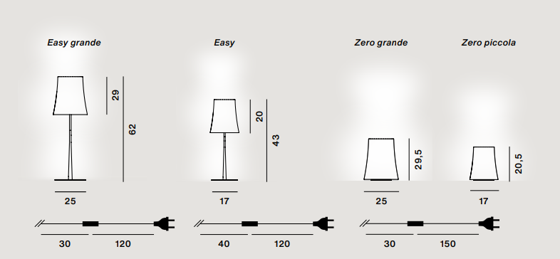 FOSCARINI BIRDIE EASY + ZERO 019