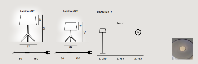 FOSCARINI LUMIERE XXL/XXS  038