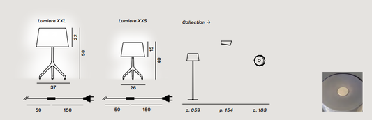 FOSCARINI LUMIERE XXL/XXS  038