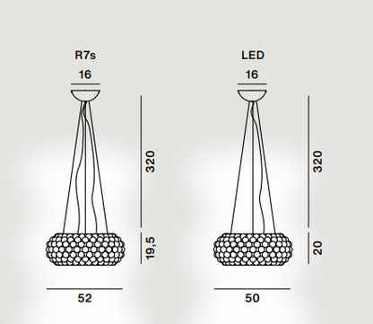 FOSCARINI CABOCHE PLUS MEDIA 087