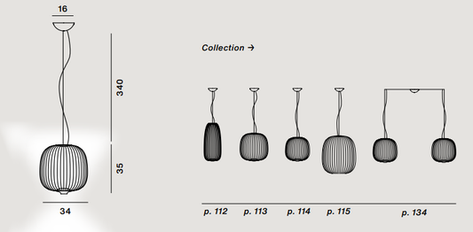FOSCARINI SPOKES 2 PICCOLA 118