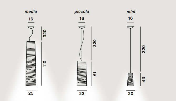 FOSCARINI TRESS 126