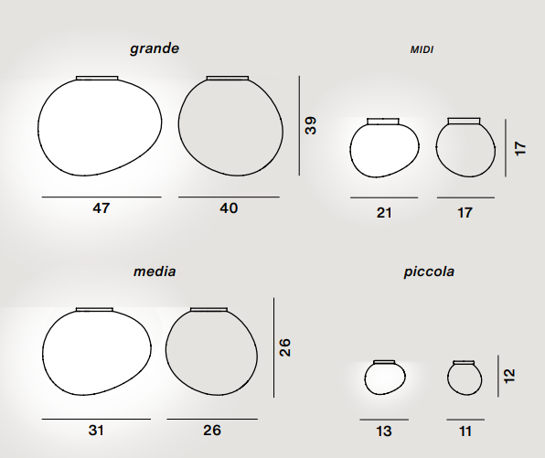 FOSCARINI GREGG SOFFITTO 152