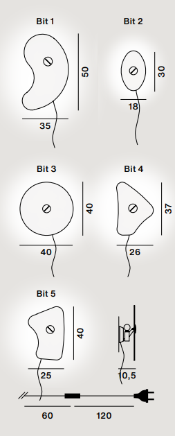 FOSCARINI BIT 165