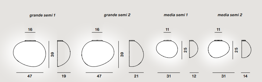 FOSCARINI GREGG SEMI 177