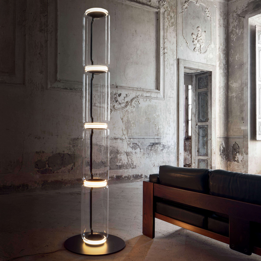FLOS NOCTAMBULE FLOOR 4 HIGH CYLINDER BIG BASE
