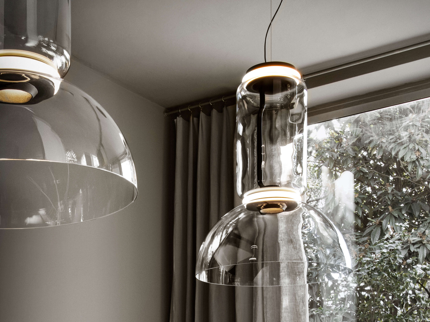 FLOS NOCTAMBULE SUSPENSION LOW CYLINDER BOWL