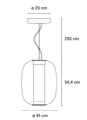 FONTANA ARTE  MERIDIANO SOSPENSIONE