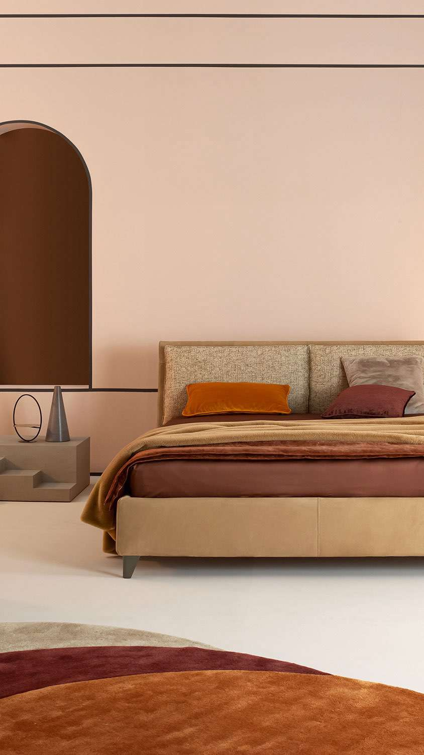 TWILS LETTO ATTICO 180X200 CON GIROLETTO ACC. BRUNITO CAT. MUST IN STOCK