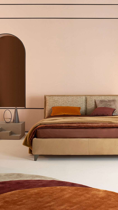 TWILS LETTO ATTICO 180X200 CON GIROLETTO ACC. BRUNITO CAT. MUST IN STOCK