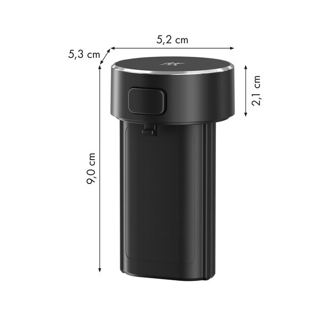 ZWILLING XTEND STARTER SET FRULLATORE A IMMERSIONE SENZA FILI CON STAZIONE DI RICARICA E TRITATUTTO 5PZ NERO