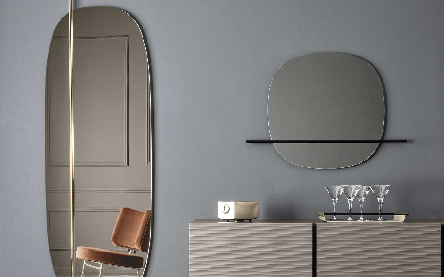 CALLIGARIS VANITY SPECCHIO 65x65/90 IN STOCK