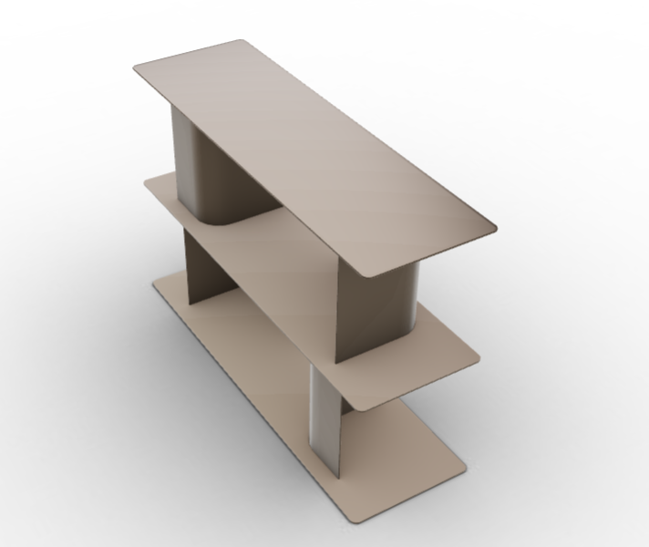 CALLIGARIS LIBRERIA CARV 130X40X84 BRONZO IN STOCK