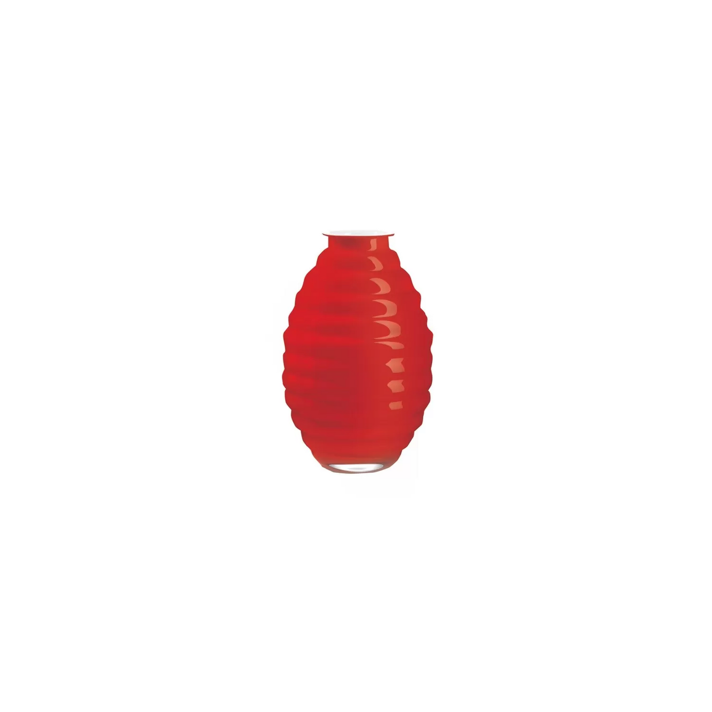 ONLYLUX RED OPAL VASE 42CM
