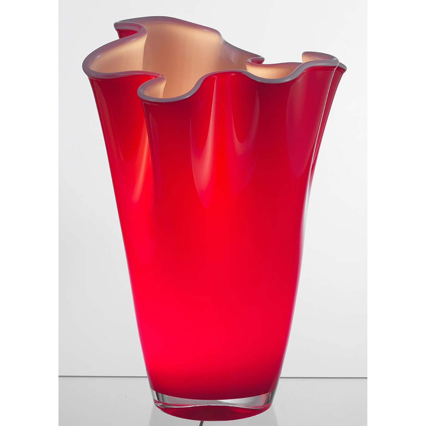 ONLYLUX VASO/LUCE LED WAVE OPALE H30