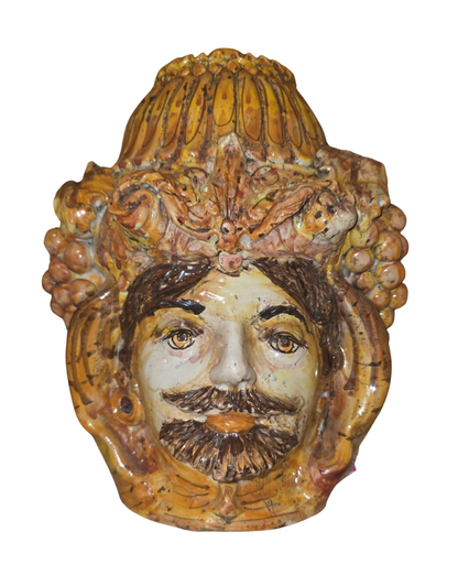 CERAMICHE COPPIA TESTE DI MORO